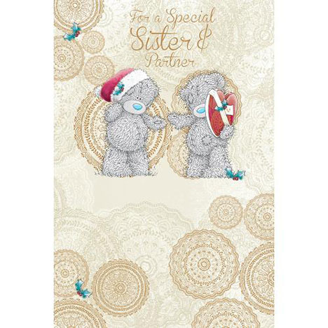 Sister And Partner Me to You Bear Christmas Card £2.49